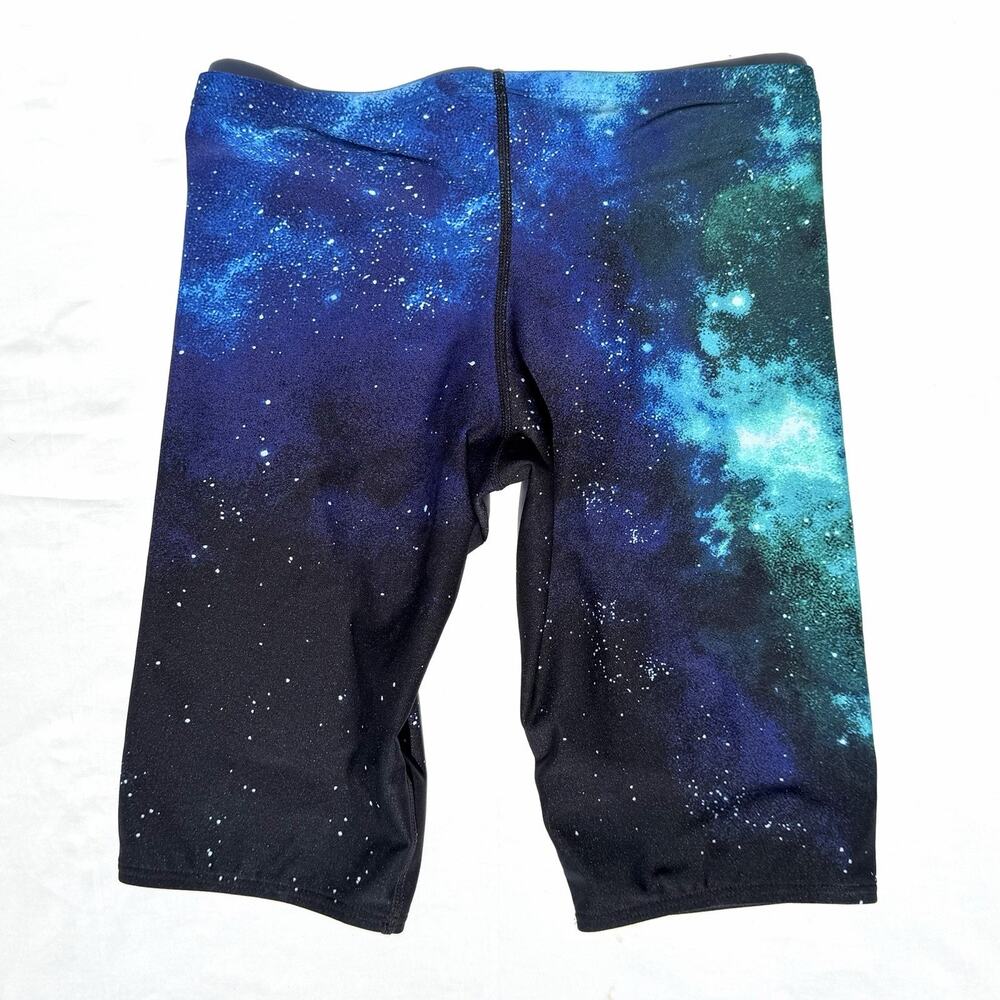 TYR Swim Jammmers Bottoms Men’s 30 Night Sky Blue Black - Picture 3 of 3